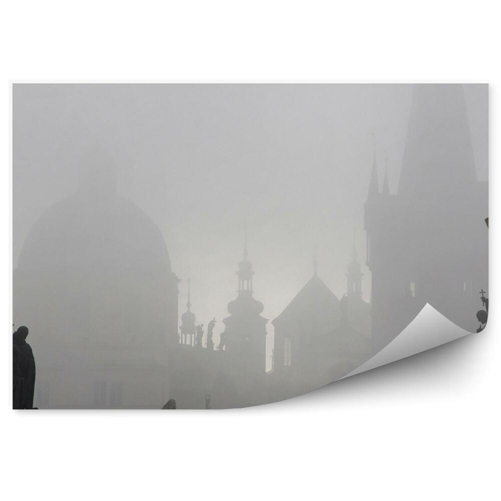 Fototapeta na stenu Karlov Most Praha Ranná Hmla