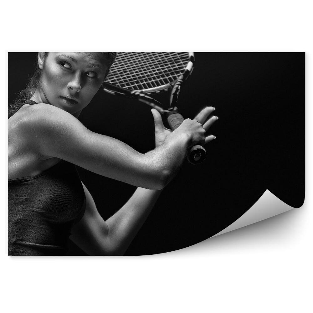 Fototapeta na stenu Ženski racquetball udarci