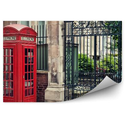 Fototapeta na stenu Tradičná Architektúra Červená Brána Telefónna Búdka