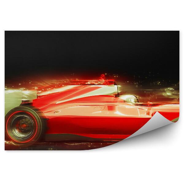 Fototapeta na stenu Hitrost rdečega avtomobila Formula 1