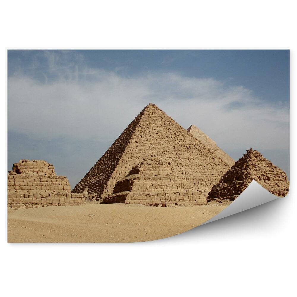 Fototapeta Piramide v Gizi pesek
