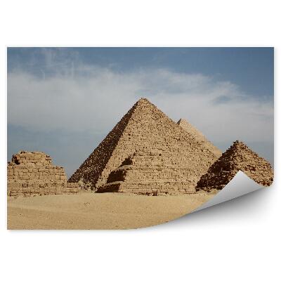 Fototapeta Piramide v Gizi pesek