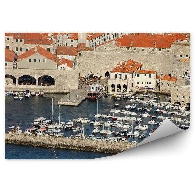 Fototapeta na stenu Starý Prístav Dubrovník Mesto Lode