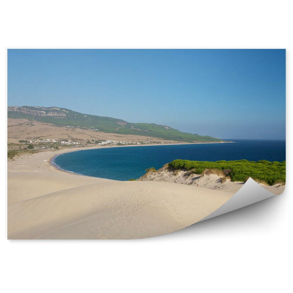 Fototapeta na stenu Oceán Duny Púštne Rastliny Obloha Budovy