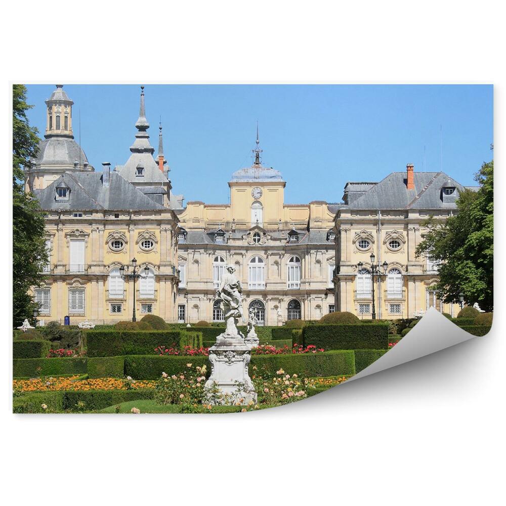 Fototapeta na stenu Kráľovský palác socha kríky kvety záhrada