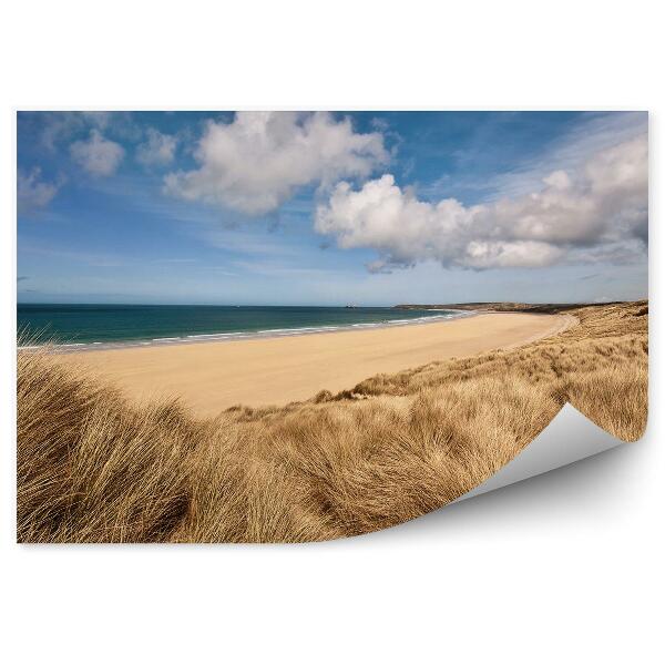 Fototapeta Cornwall Pláž Oceán Obloha Mraky