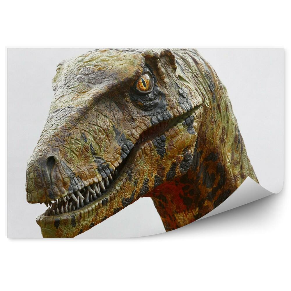Fototapeta na stenu Hlava dinosaura na bielom pozadí