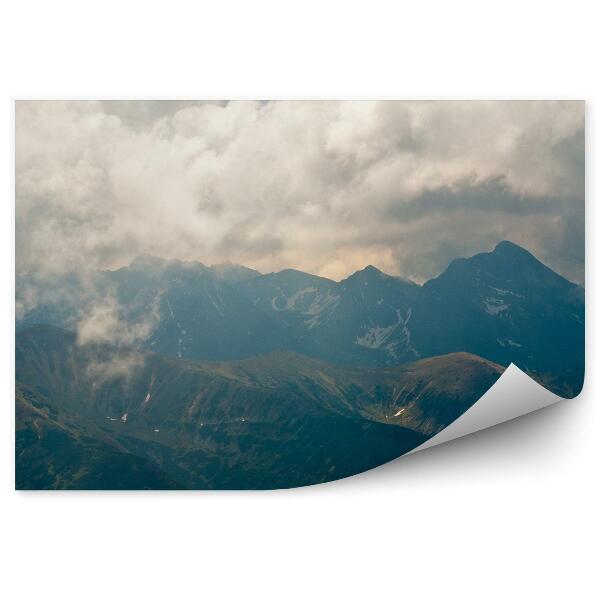 Fototapeta na stenu Hory zelené oblaky tatra