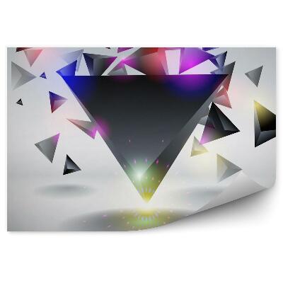 3d fototapeta Čierna pyramída 3d