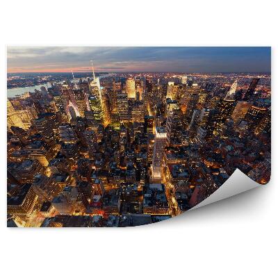 Fototapeta na stenu Pohľad na manhattan z vtáčej perspektívy