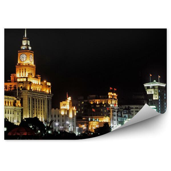 Fototapeta Mesto Krajina Ľudia Nočné Svetlo
