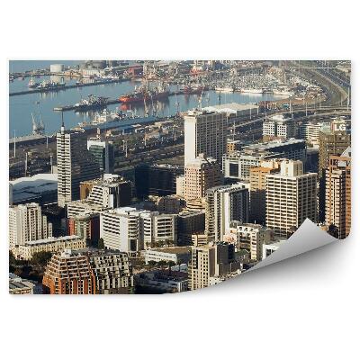 Fototapeta Panoráma mesta zátoka lode