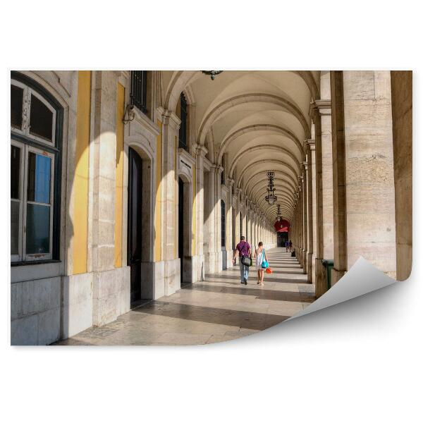 Fototapeta na stenu Lizbona arkadni stebri mestna arhitektura