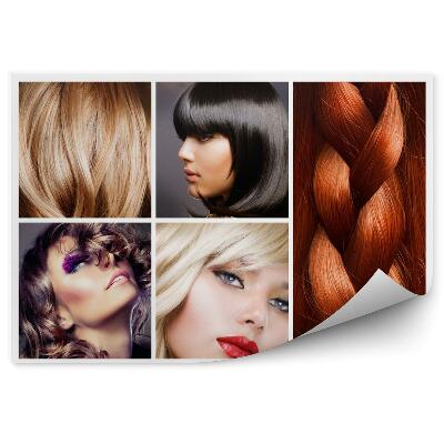 Fototapeta na stenu Koláž S Vlasmi. Účesy