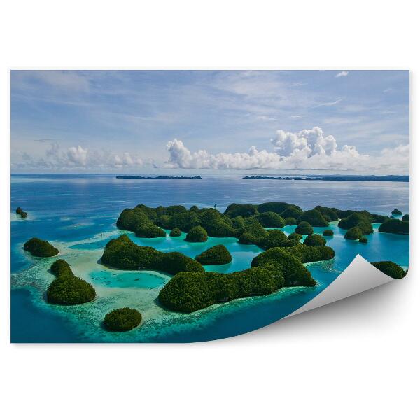 Fototapeta na stenu 70 Ostrovov Palau Oceán Obloha Mraky