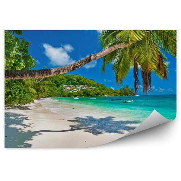Fototapeta na stenu Panoráma pláže na Seychelách
