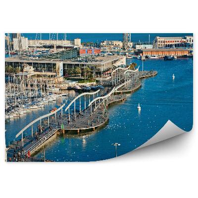 Fototapeta na stenu Port Olimpic Barcelona Španielsko lode