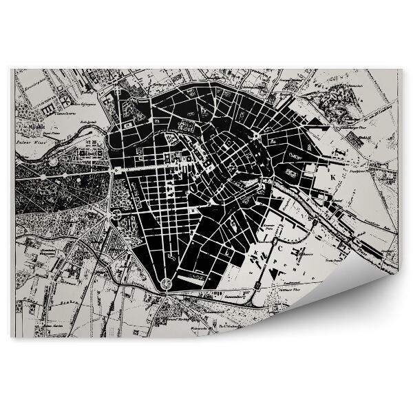 Fototapeta na stenu Historická mapa berlín nemecko
