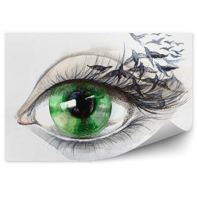 Fototapeta na stenu Oči S Vtákmi