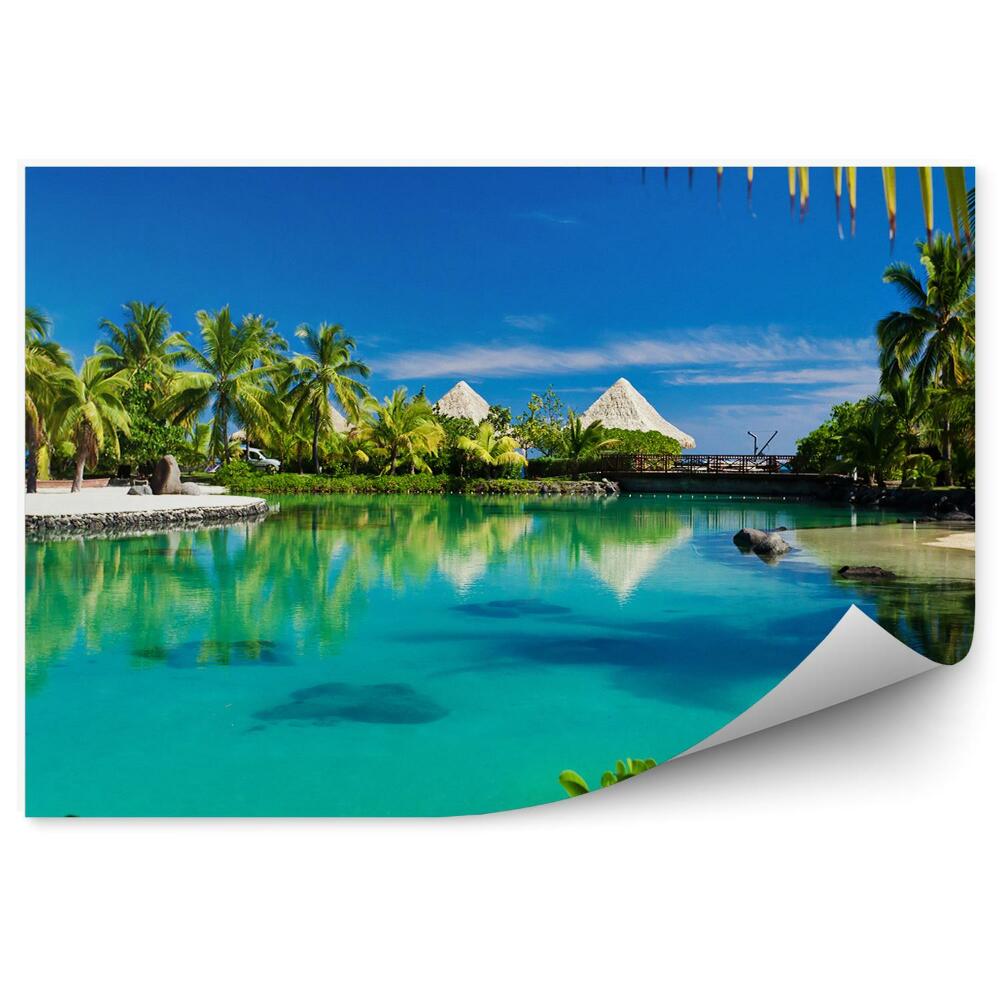 Fototapeta Rekreačné stredisko uprostred tropickej vegetácie