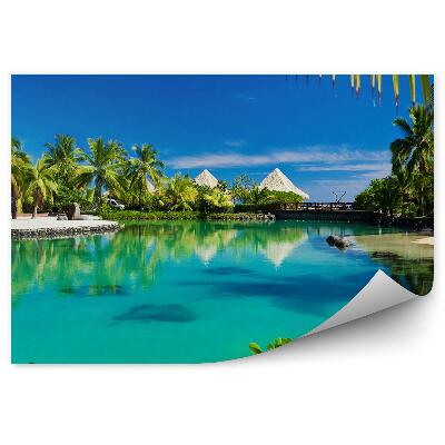 Fototapeta Rekreačné stredisko uprostred tropickej vegetácie