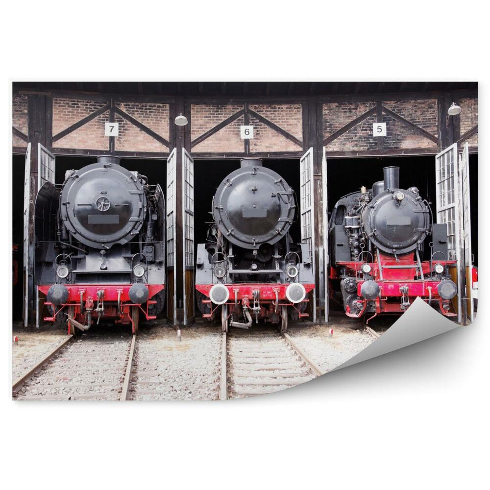 Fototapeta Parné lokomotívy