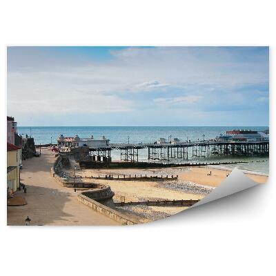 Fototapeta Pobrežné Mesto Anglicko Pláž Budovy