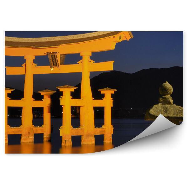 Fototapeta na stenu Pôsobivá brána torii v Itsukushime Hiroshima chram
