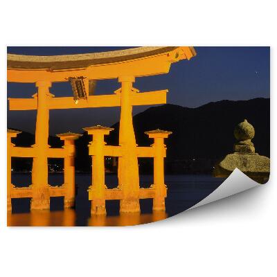 Fototapeta na stenu Pôsobivá brána torii v Itsukushime Hiroshima chram