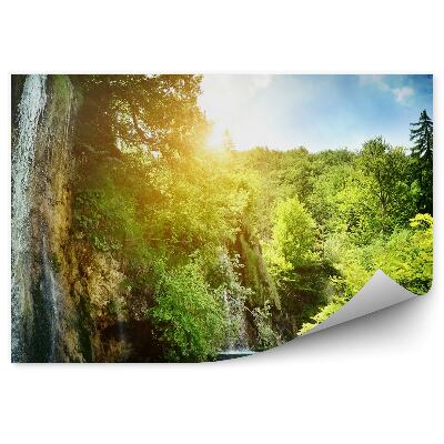 Fototapeta na stenu Príroda voda skaly vodopád obloha