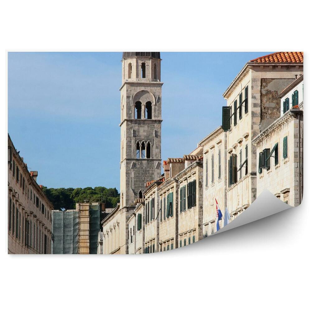 Fototapeta na stenu Chorvátsko Budovy Vlajky Obloha Veža