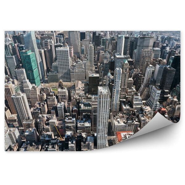 Fototapeta Pohľad z vtáčej perspektívy Manhattan New York
