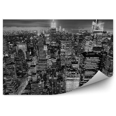 Fototapeta na stenu Čiernobiele ulice Manhattanu New York