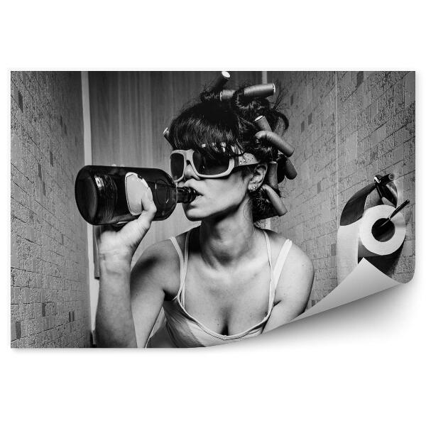 Fototapeta na stenu Dievča Žena Alkohol