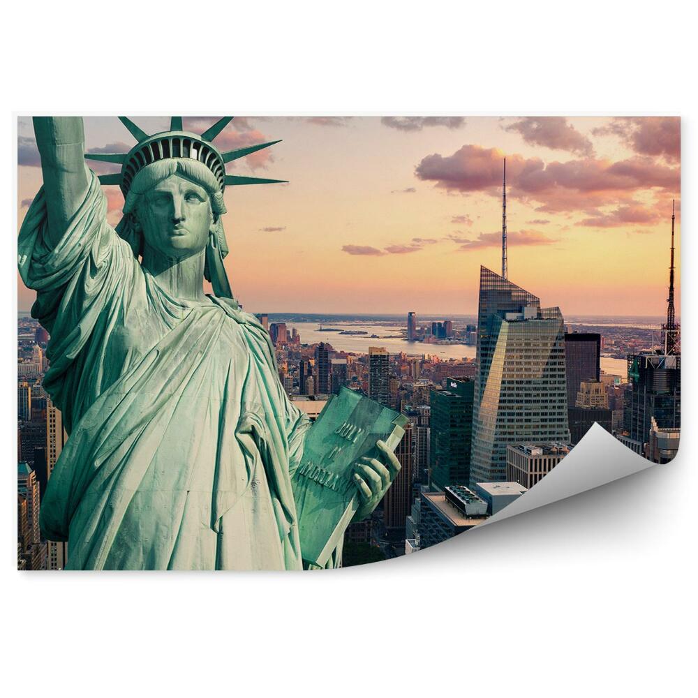 Fototapeta na stenu Pohľad Na Sochu Slobody V New Yorku