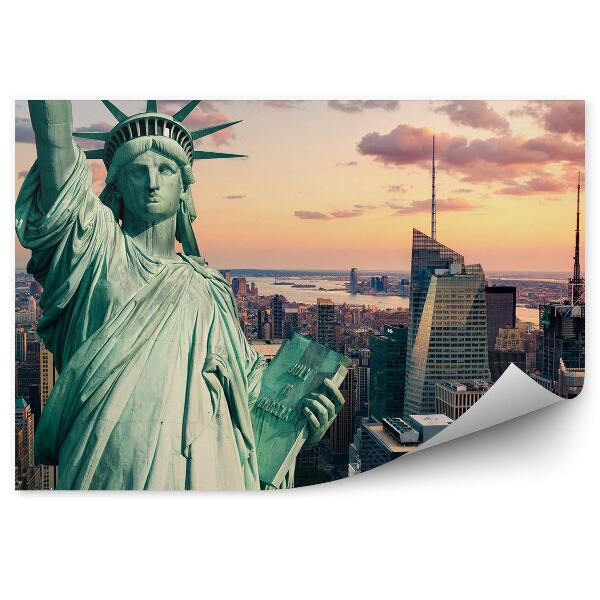 Fototapeta na stenu Pohľad Na Sochu Slobody V New Yorku