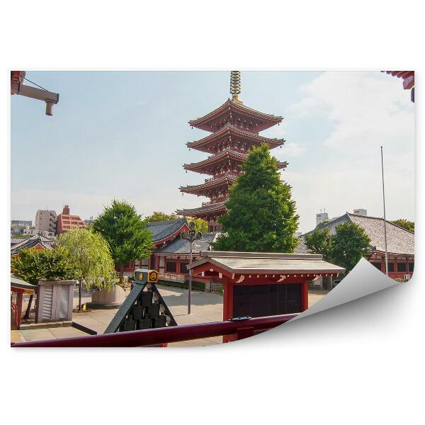 Fototapeta Chrám Japonsko Architektúra Budovy Červená