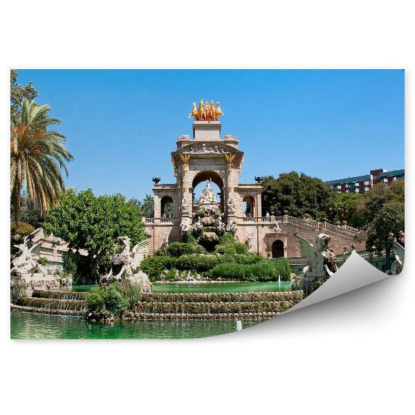 Fototapeta Strom fontána barcelonská citadela park