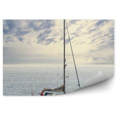 Fototapeta na stenu Modrá Voda Jachta Maják Obloha