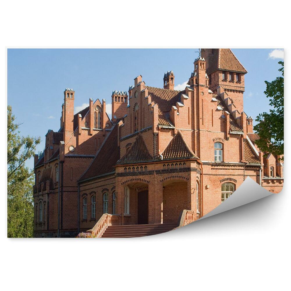 Fototapeta na stenu Lotyšsko palác architektúra stromy