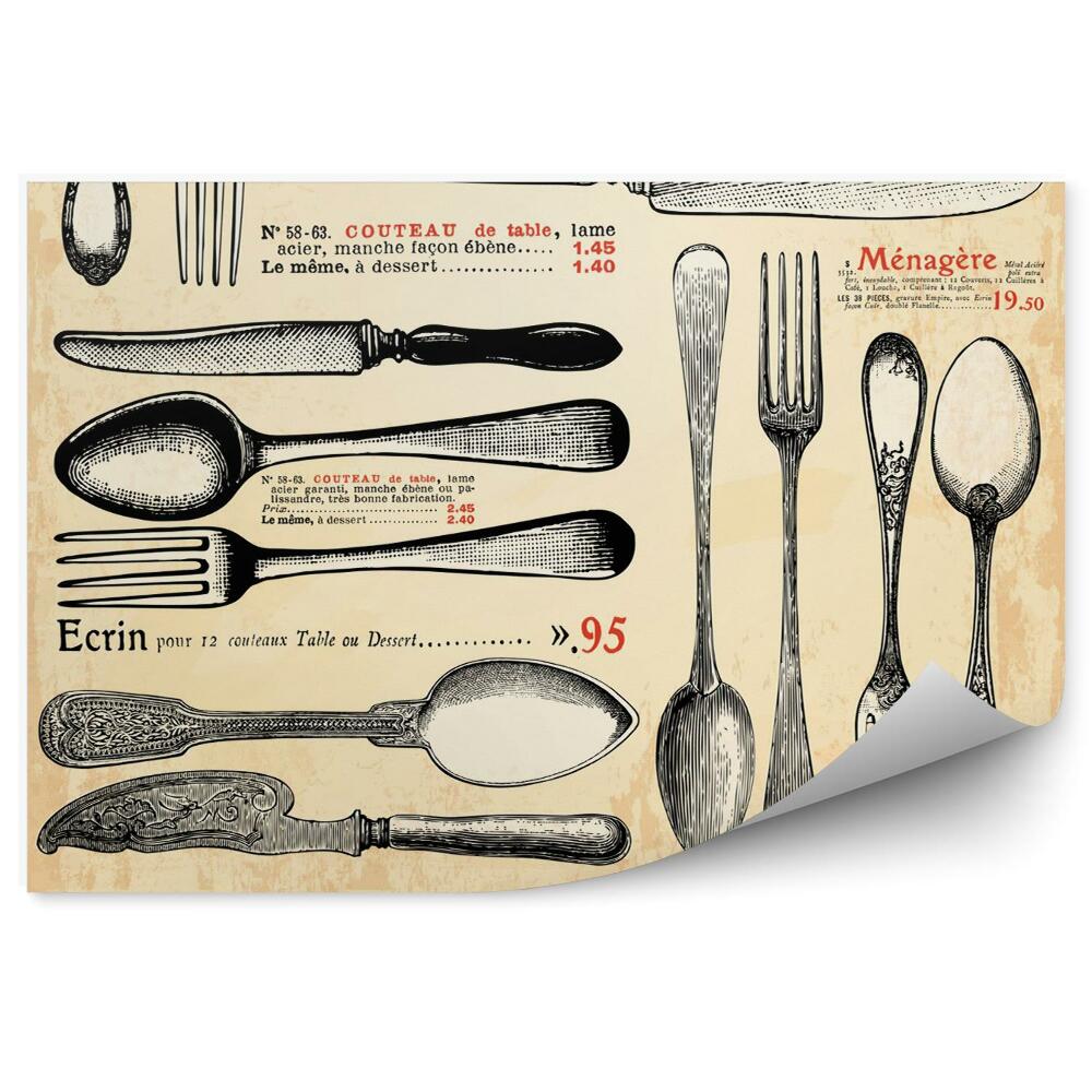 Fototapeta Príbor na stôl