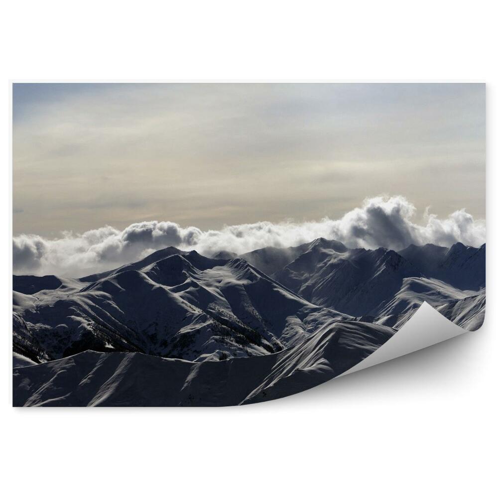 Fototapeta Panoráma hôr pri západe slnka