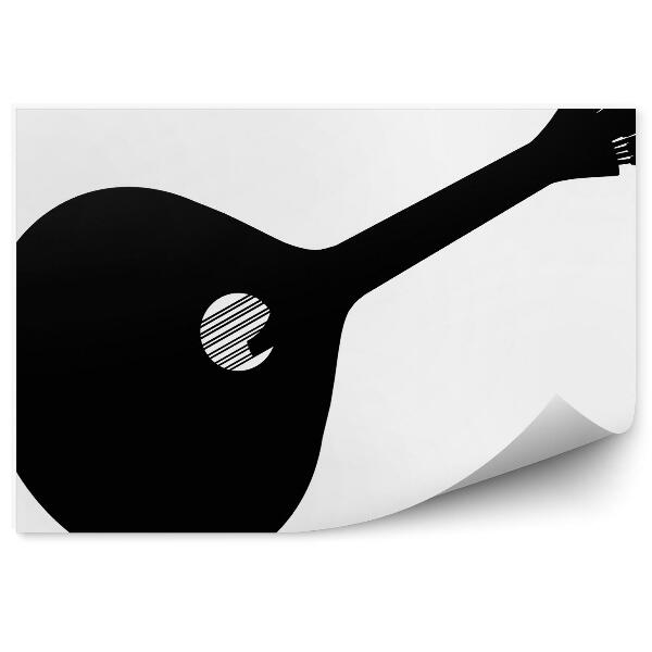 Fototapeta na stenu Fado portugalská gitara tieň čierny tvar