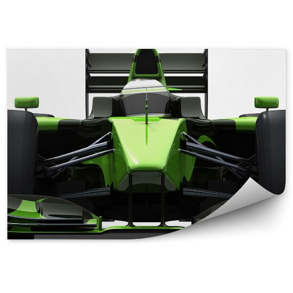 Fototapeta na stenu Avto formule 1 zelena