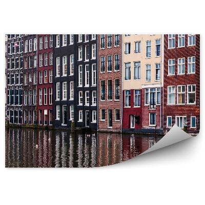 Fototapeta Amsterdam farebné budovy