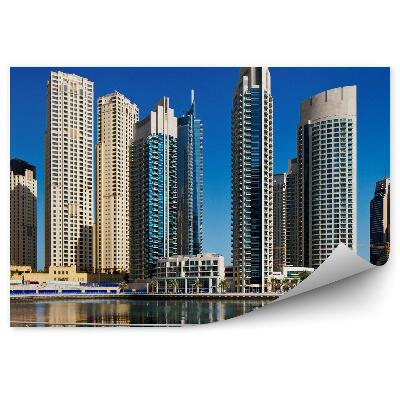 Fototapeta Cyklista Záliv Mesto Modrá Obloha