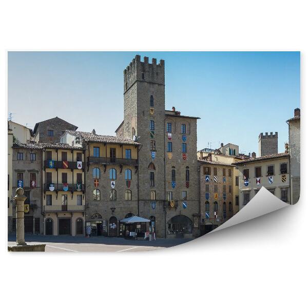 Fototapeta Piazza Grande Arezzo Toskánsko