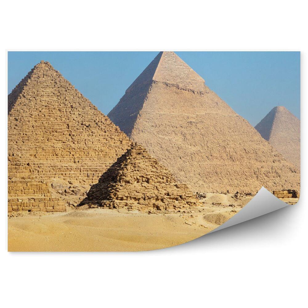Fototapeta na stenu Pyramídy Káhira Egypt Púšť Piesok Cestovatelia