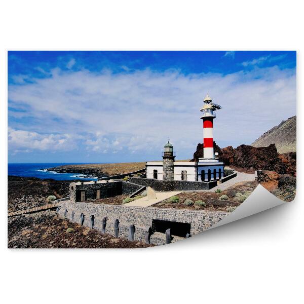 Fototapeta Maják polostrov Teno hory oceán obloha mraky Tenerife