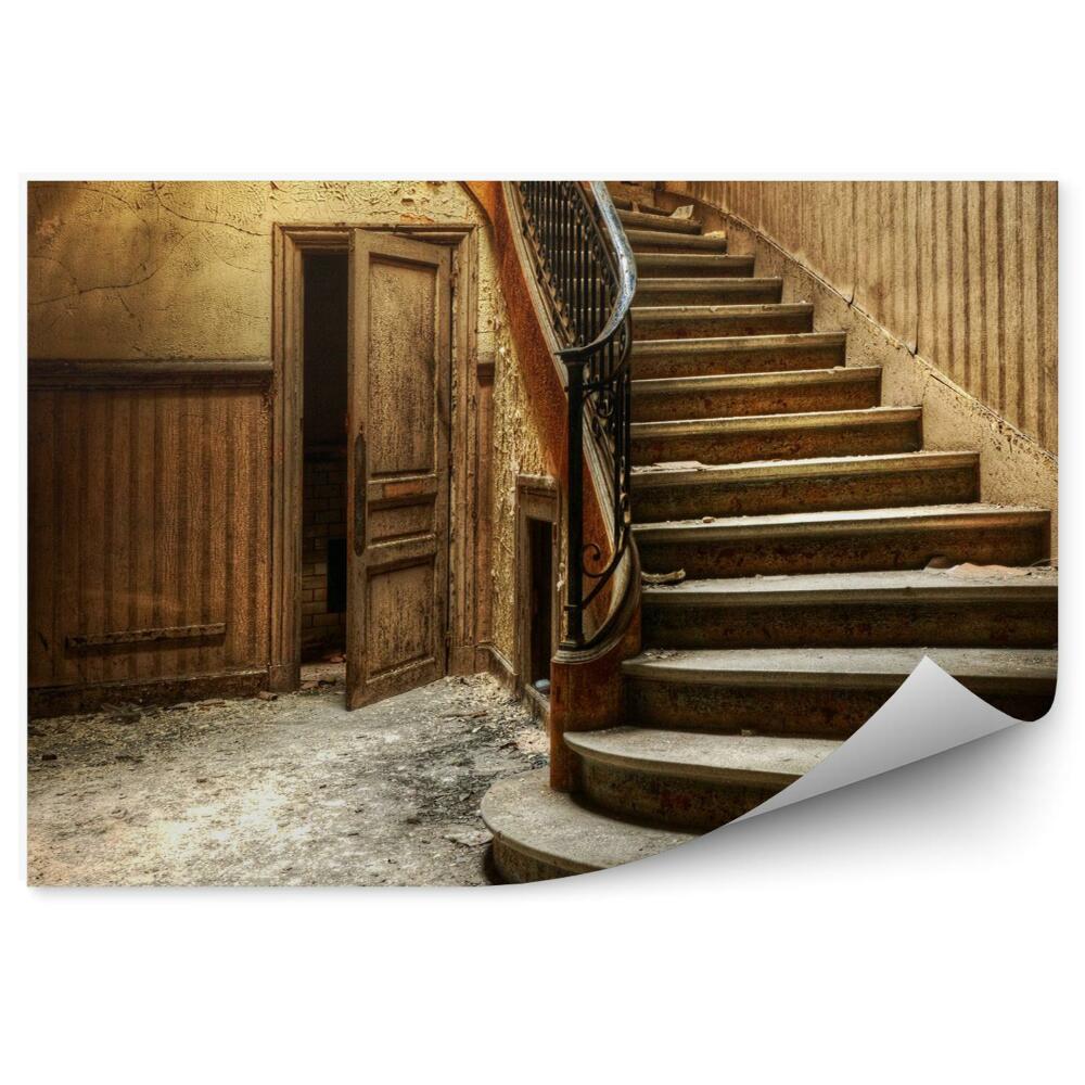 Fototapeta Schodisko v opustenej budove